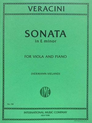 Sonata E minor Viola, Piano