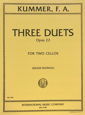 Three Duets Op 22 2 Cellos