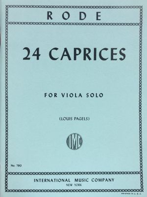 24 Caprices Viola