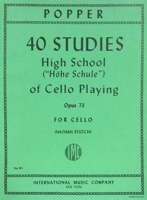40 Studies High School (Hohe Schule) of Cello Playing Op 73