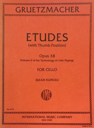 Etudes Op 38 Cello