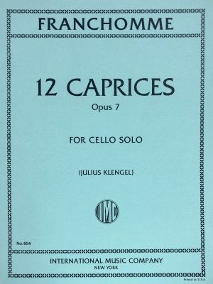 12 Caprices Op 7 Cello
