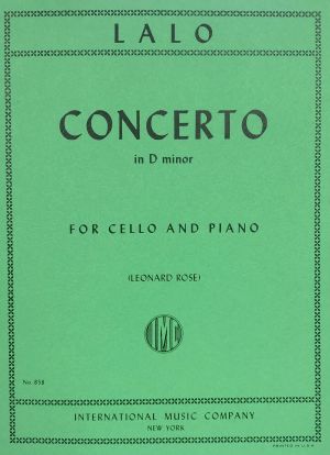 Concerto D minor Cello, Piano