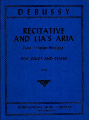 Lias Recit & Aria Voice, Piano