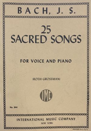 25 Sacred Songs Voice, Piano
