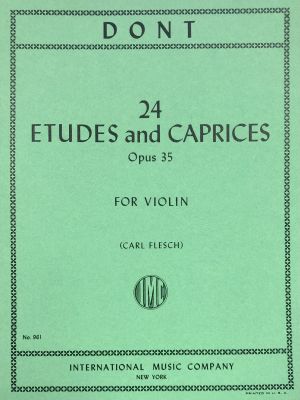 24 Etudes and Caprices Op 35 Violin