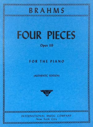 Four Pieces Op 119 Piano