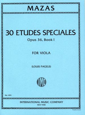 Etudes Speciales Book 1 Viola