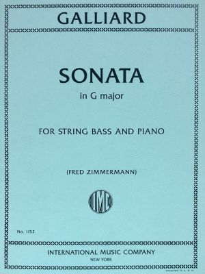 Sonata G major Double Bass, Piano