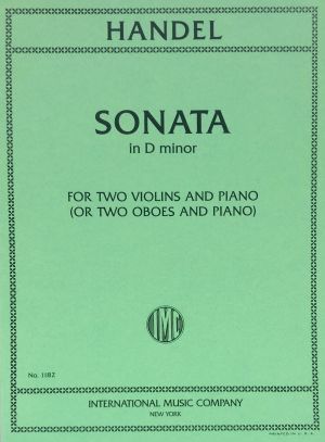 Sonata D minor 2 Violins, Piano