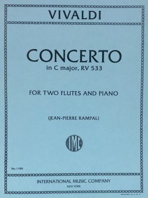 Concerto C major RV 533 2 Flutes, Piano