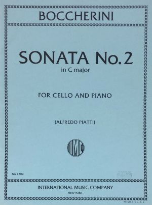 Sonata No 2 C major Cello, Piano