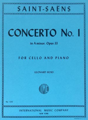 Concerto No 1 A minor Op 33 Cello, Piano