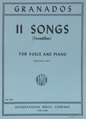 11 Songs (Tonadillas) Voice, Piano