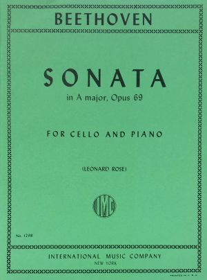 Sonata A major Op 69 Cello, Piano 
