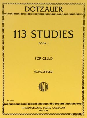 113 Studies Cello Bk 1