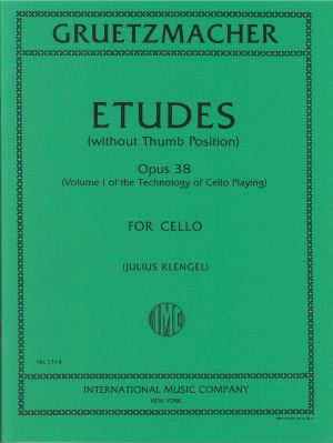 Etudes Op 38 Cello (without Thumb Position)