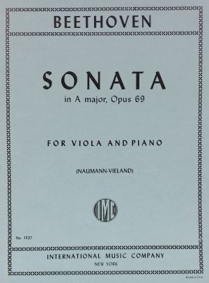 Sonata A major Op 69 Viola, Piano