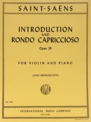 Introduction and Rondo Capriccioso Op 28 Violin, Piano 
