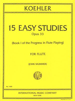 Studies 15 Op 33 Vol 1 Flute