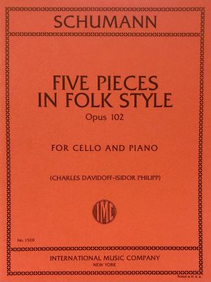 Five Pieces Folk Style Op 102 Cello, Piano