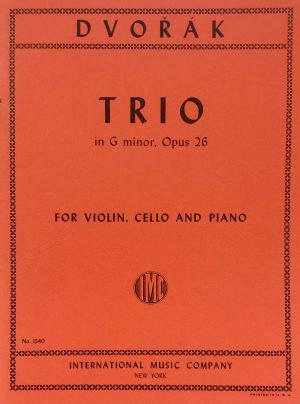 Trio G minor Op 26 Violin, Cello, Piano