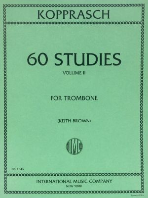60 Studies Trombone Vol 2