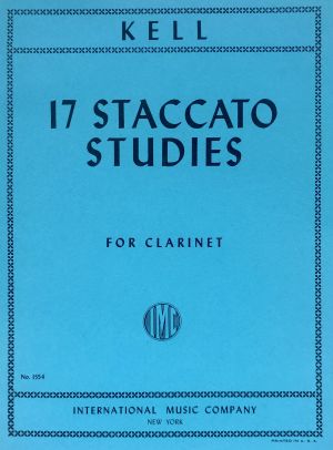 17 Staccato Studies Clarinet