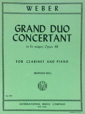 Grand Duo Concertant Eb major Op 48 Clarinet, Piano