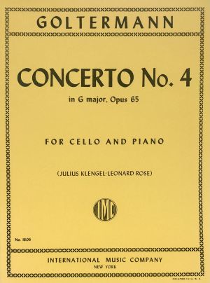 Concerto No 4 G major Op 65 Cello, Piano