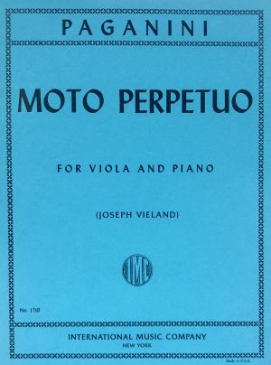 Moto Perpetuo Viola, Piano