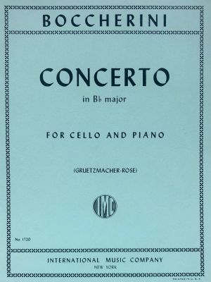 Concerto Bb major Cello, Piano