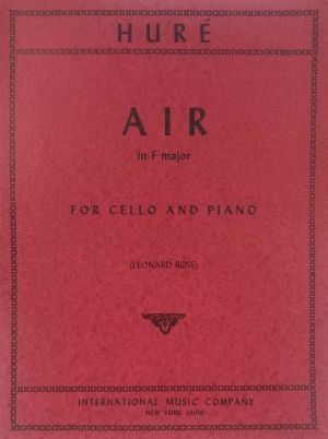 Air F major Cello, Piano