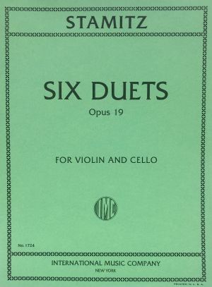 Six Duets Op 19 Violin, Cello