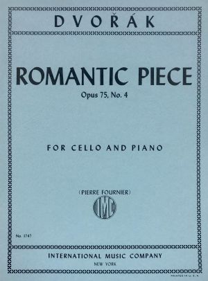 Romantic Piece Op 75 No 4 Cello, Piano