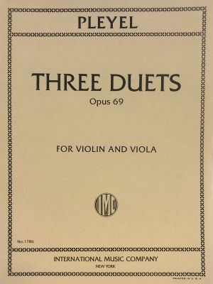 Three Duets Op 69 Violin, Viola