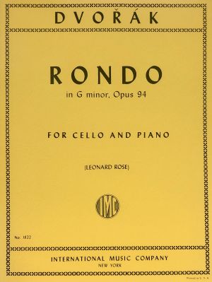 Rondo G minor Op 94 Cello, Piano