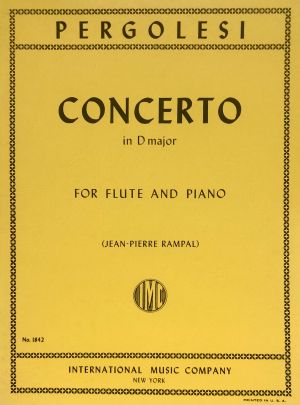 Concerto D major Flute, Piano