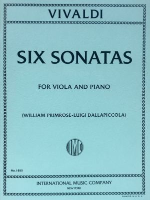 Six Sonatas Viola, Piano