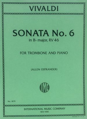 Sonata No 6 Bb major RV 46 Trombone, Piano