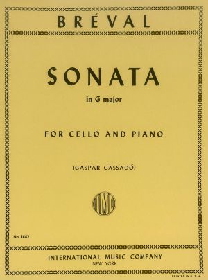 Sonata G major Cello, Piano