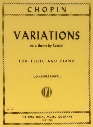 Variations on a theme by Rossini Flute, Piano