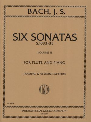 Sonatas Six Vol 2 Flute, Piano