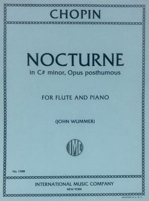 Nocturne C# minor Op posthumous Flute, Piano