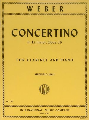 Concertino Eb major Op 26 Clarinet, Piano