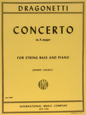 Concerto A major Double Bass, Piano