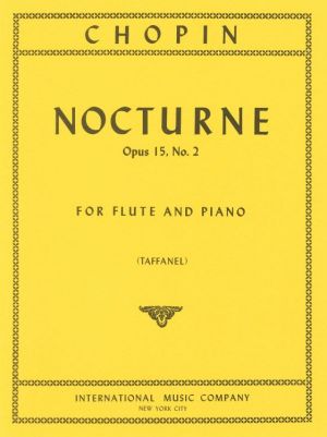 Nocturne Op 15 No 2 Flute, Piano