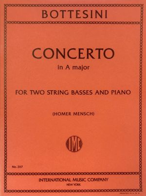 Concerto A major 2 Double Basses, Piano