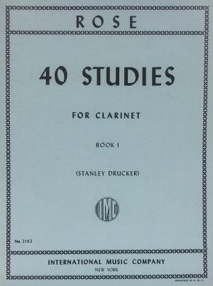 40 Studies Clarinet Bk 1
