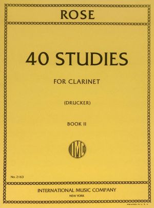 40 Studies Clarinet Bk 2